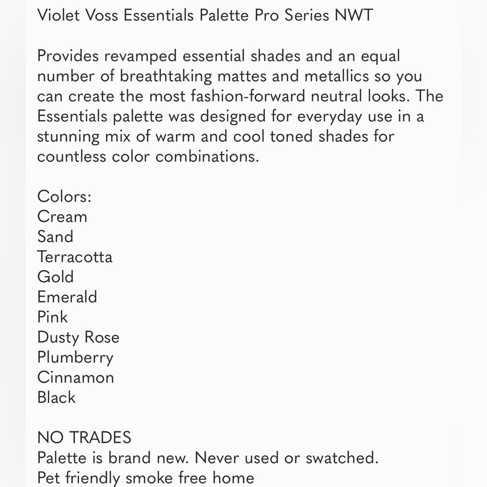 Violet Voss Essentials Palette Pro Series NWT - Picture 6 of 9